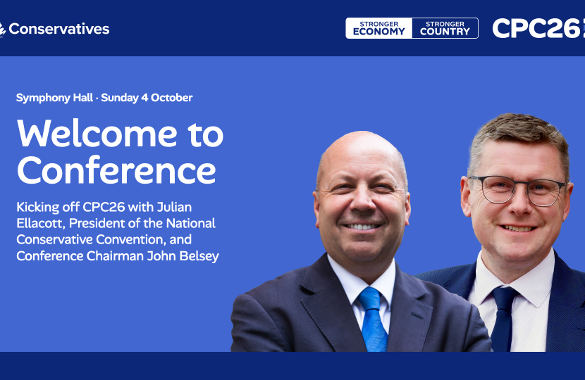 Welcome to Conservative Party Conference 2026