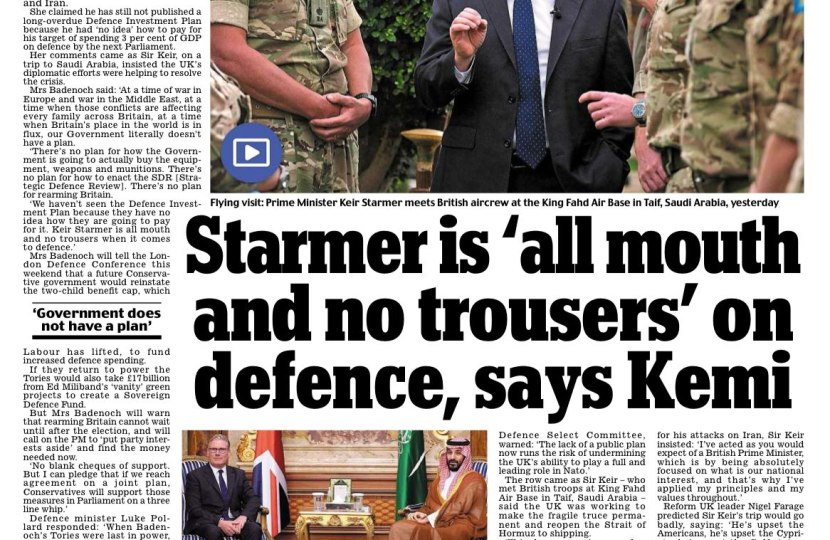 Starmer all talk no trousers