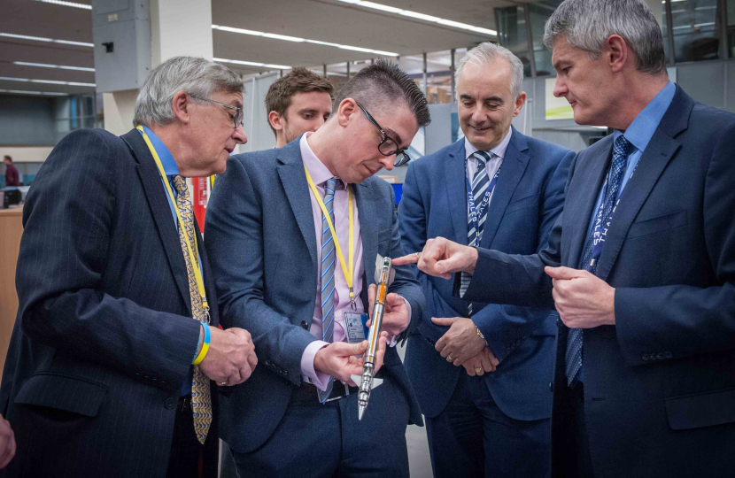 Neil Wilson tours Thales