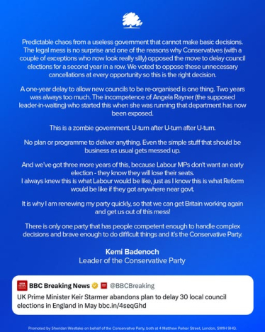 Starmer U-Turn