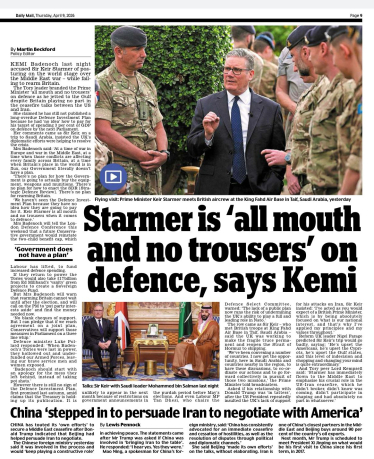 Starmer all talk no trousers